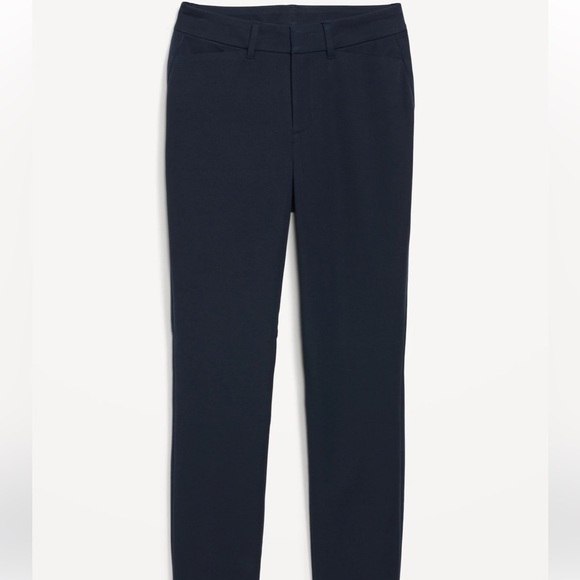 NWT! Curvy Navy High-Waisted Pixie Skinny Ankle Pants - 4 TALL 🔹 - Picture 4 of 7